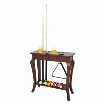 POWERPLAY Deluxe Floor Cue Rack - Walnut PO3754449